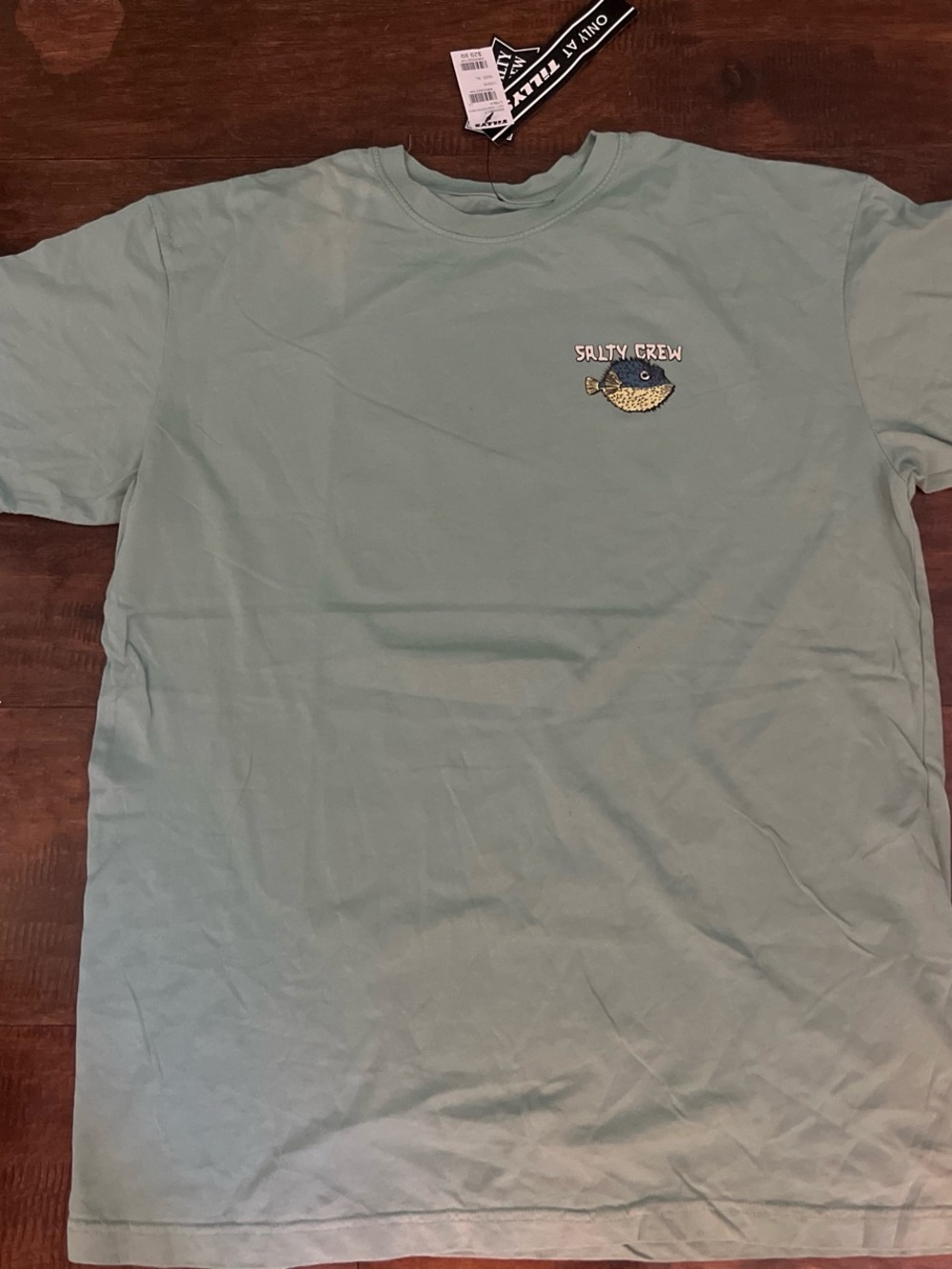 Salty Crew Seafoam Green Short-Sleeve Logo Tee